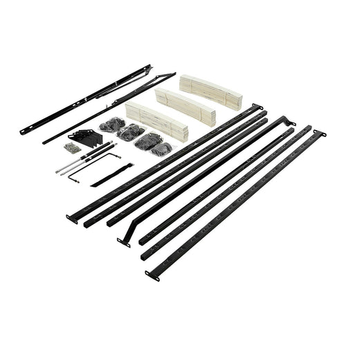 Gas Lift Bed Mechanism – King Bed Frame with Wooden Slats
