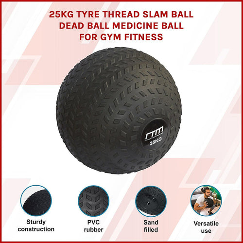 Tyre Thread Slam Ball Medicine Ball - 25kg 