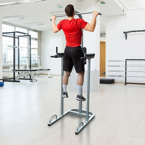 AB Power Tower Dip Chin Push Up Home Gym MultiStation 