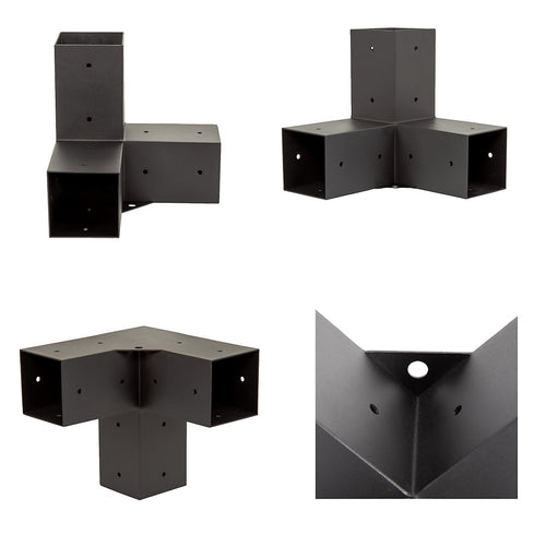 DIY Pergola Kit – Single with Top Rafters Set with Brackets