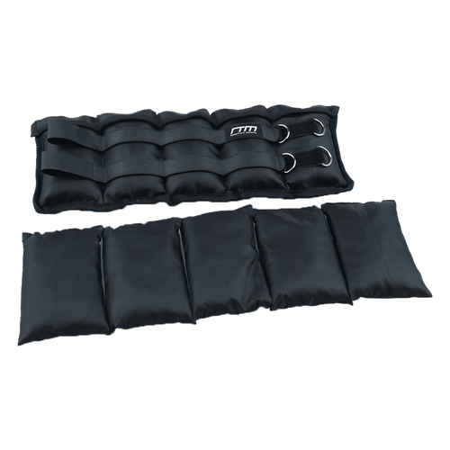 10kg Adjustable Ankle/Wrist Weight Straps – Strength & Resistance Training Gear for Fitness Workouts