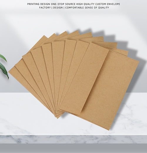 50 Pack Brown Kraft Wedding Invitation Envelopes with Peel & Seal Closure