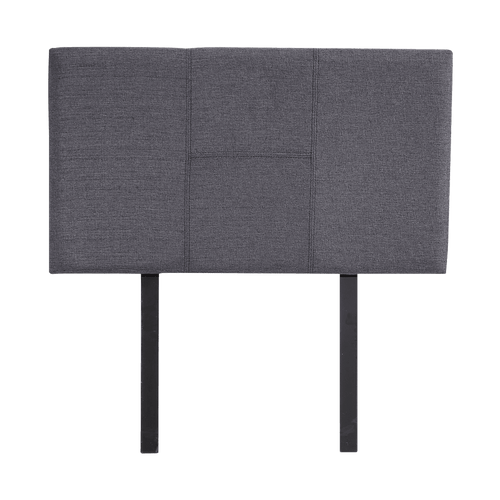 Single Grey Linen Fabric Bed Headboard Bedhead