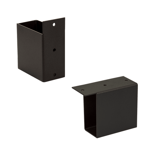 Roof Pergola Gazebo Shed Matte Black Steel Single with Top Rafters Brackets DIY Kits