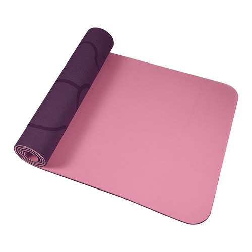 8mm TPE Yoga Mat Exercise Fitness Gym Pilates Non Slip Dual Layer