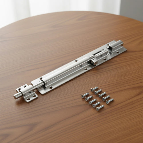 20cm Stainless Steel Sliding Door Lock Latch 10 Pack Heavy Duty