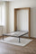 Double DIY Wall Bed Hardware Kit with Silver handle – Frame & Mechanism for Custom Build