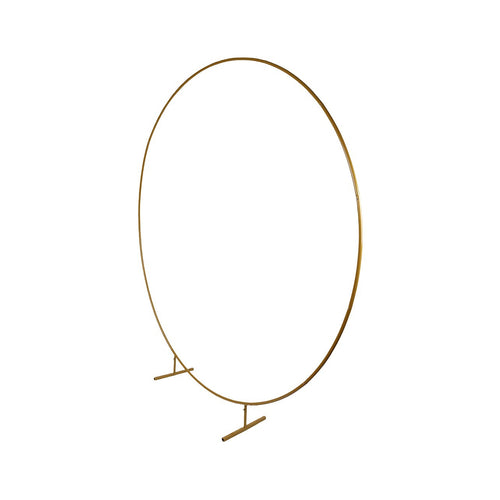 250cm Round Balloon Arch Frame Stand Gold