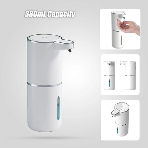380mL Automatic Soap Dispenser – Touchless, Rechargeable Sensor for Bathroom & Kitchen