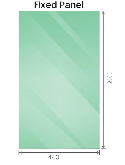 90cm Frameless Diamond Shower Screen with Gold Brackets and Brass Hinges, Square Knob Handle