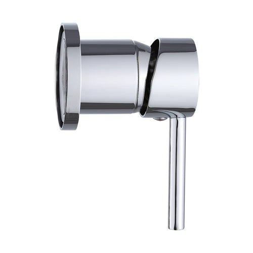 Single Round Shower Bath Mixer Tap Bathroom WATERMARK Approved - Chrome