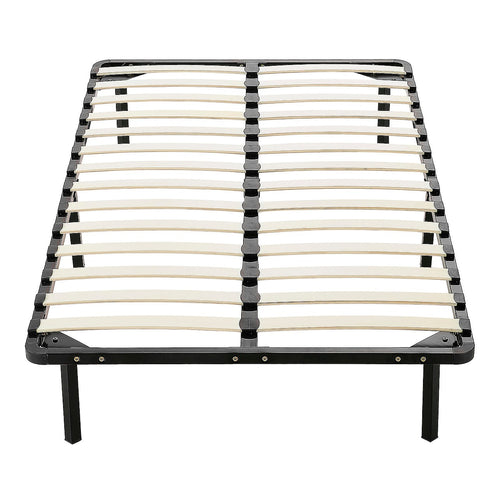 Metal Bed Frame for King Single Mattress – Black Powder-Coated Steel Base