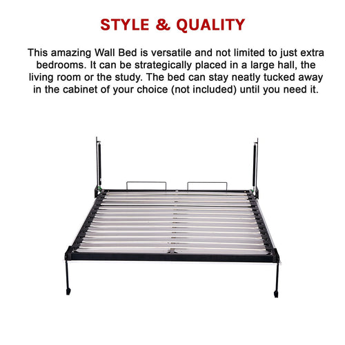 DIY Wall Bed Hardware Kit – Queen Size Mechanism for Custom Cabinet Builds