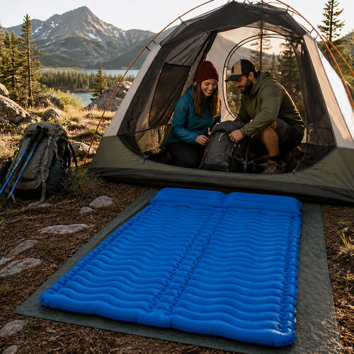 Two-Person Sleeping Pad – Double Inflatable Camping Mat