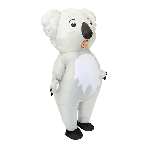 Adult Inflatable Koala Costume Blow Up Australian Animal Fancy Dress Suit