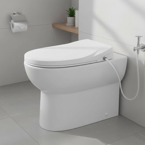 Non-Electric Bidet Toilet Seat with Cover – Bathroom Spray Water Wash for Easy Hygiene
