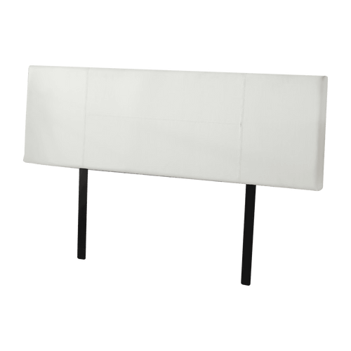 King White PU Leather Bed Headboard Bedhead