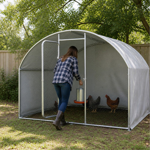 3x2m Outdoor Chicken Coop Steel Chicken Run | FactoryFast.com.au