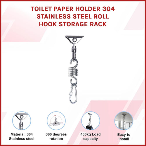 304 Stainless Steel Swing Hanger Heavy Duty 360° Swivel Hook Mount