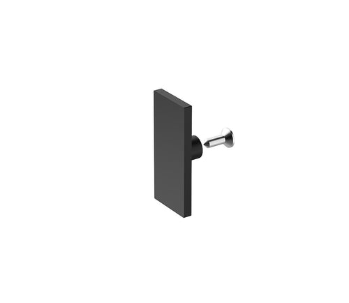 150x100cm Frameless Glass Sliding Corner Shower – With Black Rail and Wall channel for Contemporary Bathrooms