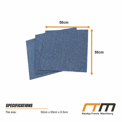 Premium Carpet Tiles in Blue – 5m² Pack for Home, Office & Commercial Flooring