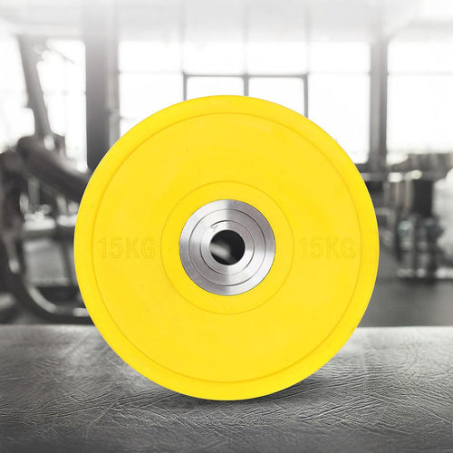 15kg PRO Olympic Rubber Bumper Weight Plate