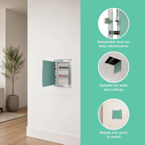 300x300mm Plasterboard Access Panel with Aluminium Frame Inspection Hatch