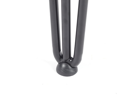 Industrial Hairpin Table Legs – Set of 4 Black 3-Rod Legs, 71cm High