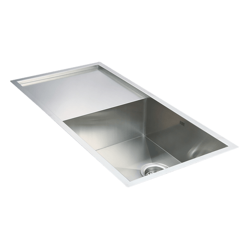 960x450mm Stainless Steel Single Bowl Sink with Round Waste