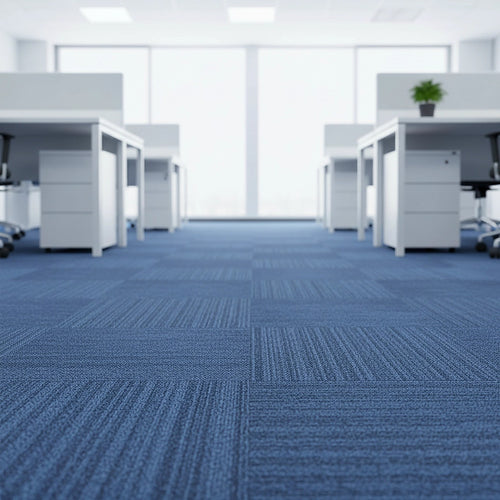 5m² Blue Carpet Tiles Set – Commercial & Home Flooring for Office, Retail & Living Areas