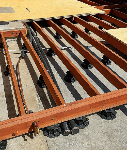 12 Pack Adjustable Deck Support Pedestals – Deck Foundation Bases