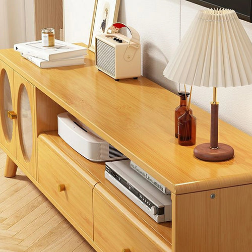 140cm TV Cabinet Bamboo Entertainment Unit