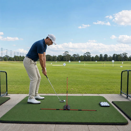 Golf Swing Trainer Portable Multi Functional Alignment Training Aid