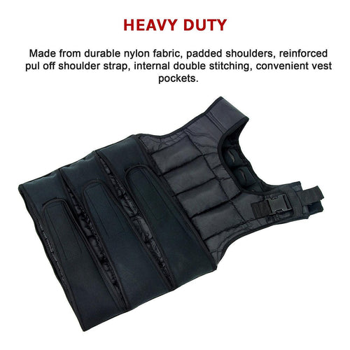 20kg Adjustable Weighted Training Vest