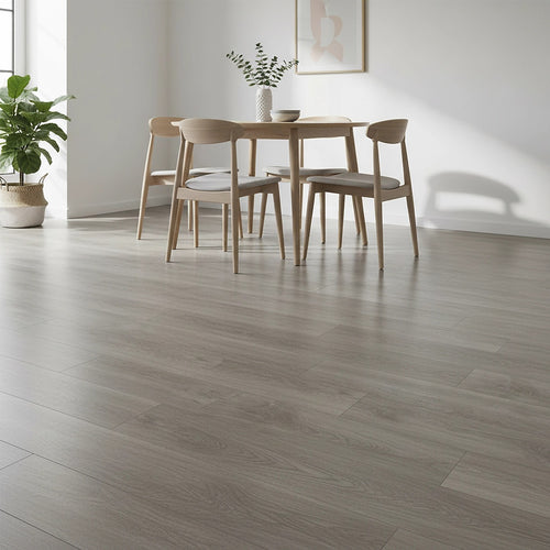 Vinyl Floor Tiles Wood Grain Ash Look  – 16 Pack Peel & Stick Flooring