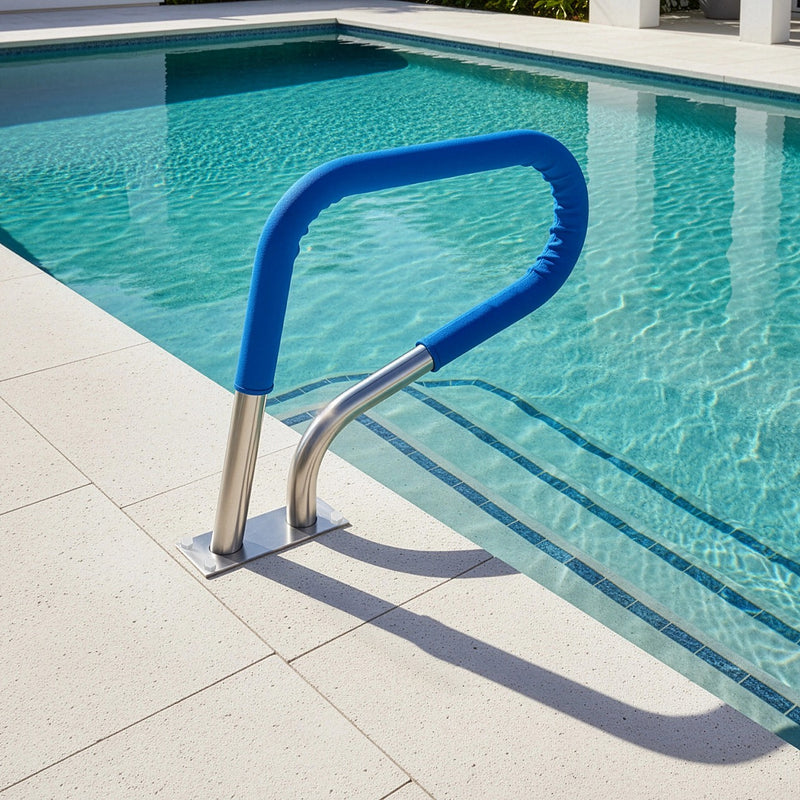 Swimming Pool Hand Rail Step Grab Rail 76.2x55.8cm with Drill Bit ...