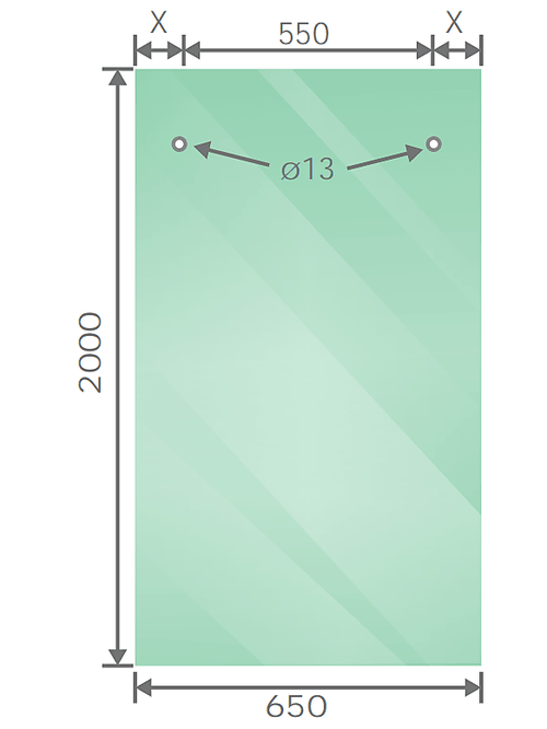 120cm Frameless Glass Sliding Shower Door with Chrome Rail and Hardware