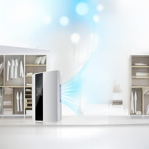 2.2L Dehumidifier Portable Quiet Home Air Dryer for Mould Moisture Damp + Remote
