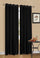 Black 2X Blockout Curtains Blackout Window Curtain Draperies Pair Eyelet for Bedroom 132 x 160cm
