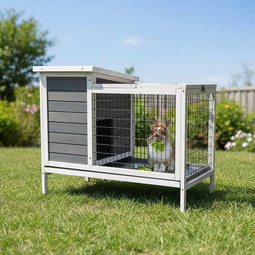 Rabbit Bunny Cage Hutch Pet Cages Enclosure