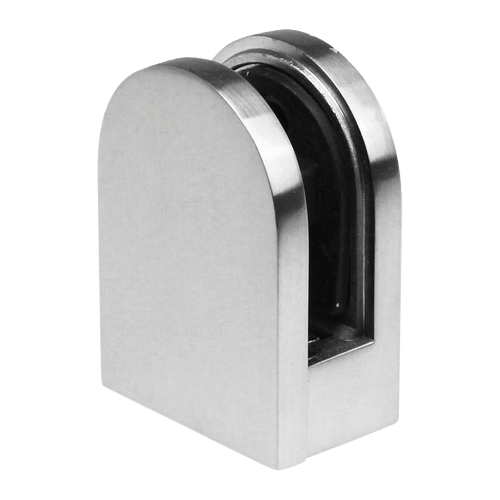 Brushed Nickel Bracket for Glass Balustrade Panels - Set of 2