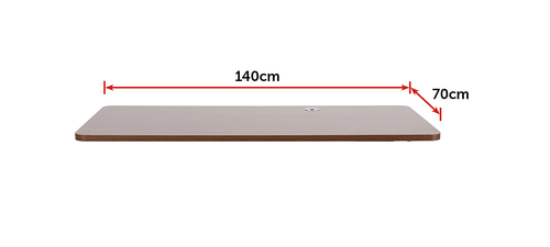 Office Home Computer Desk Table Top 140 x 70cm in Walnut