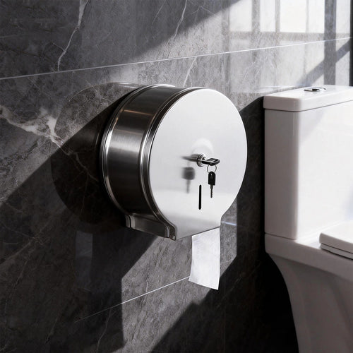 304 Stainless Steel Wall Mounted Tissue Roll Dispenser Holder for Bathroom & Kitchen