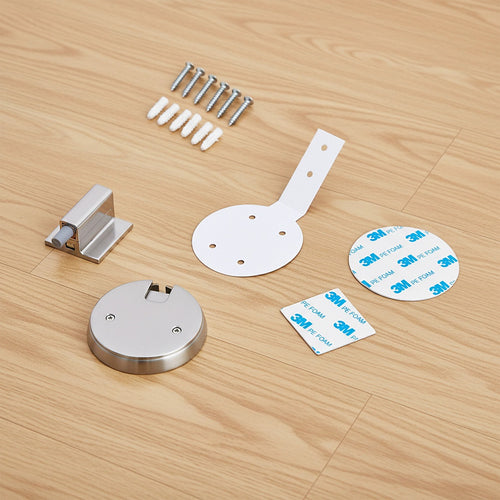 Zinc Alloy Door Stop Brushed Nickel Anti-Collision Wall Protector