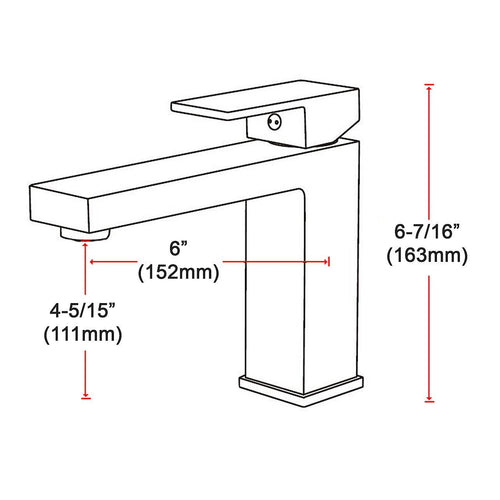  Basin Mixer Tap Faucet -Kitchen Laundry Bathroom Sink