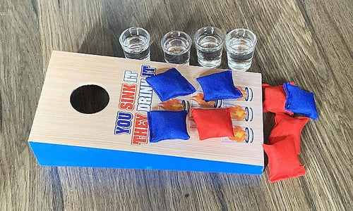 Cornhole Toss Portable Entertainment for Buck Hens Parties