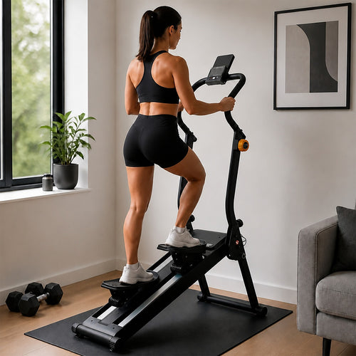 Stair Climbing Machine with Adjustable Resistance & 3 Incline Levels
