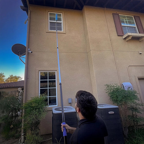 9m Extendable Ceiling Duster Kit – Heavy Duty Telescopic Pole for High Reach Cleaning