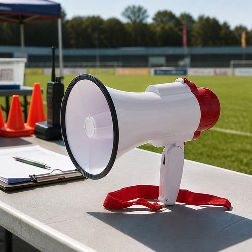 25-Watt Megaphone Bull Horn with Siren and Record Function