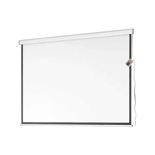 150" Electric Motorised Projector Screen – Wall/Ceiling Mount, Remote Control
